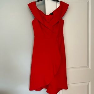 Bardot red dress size 8